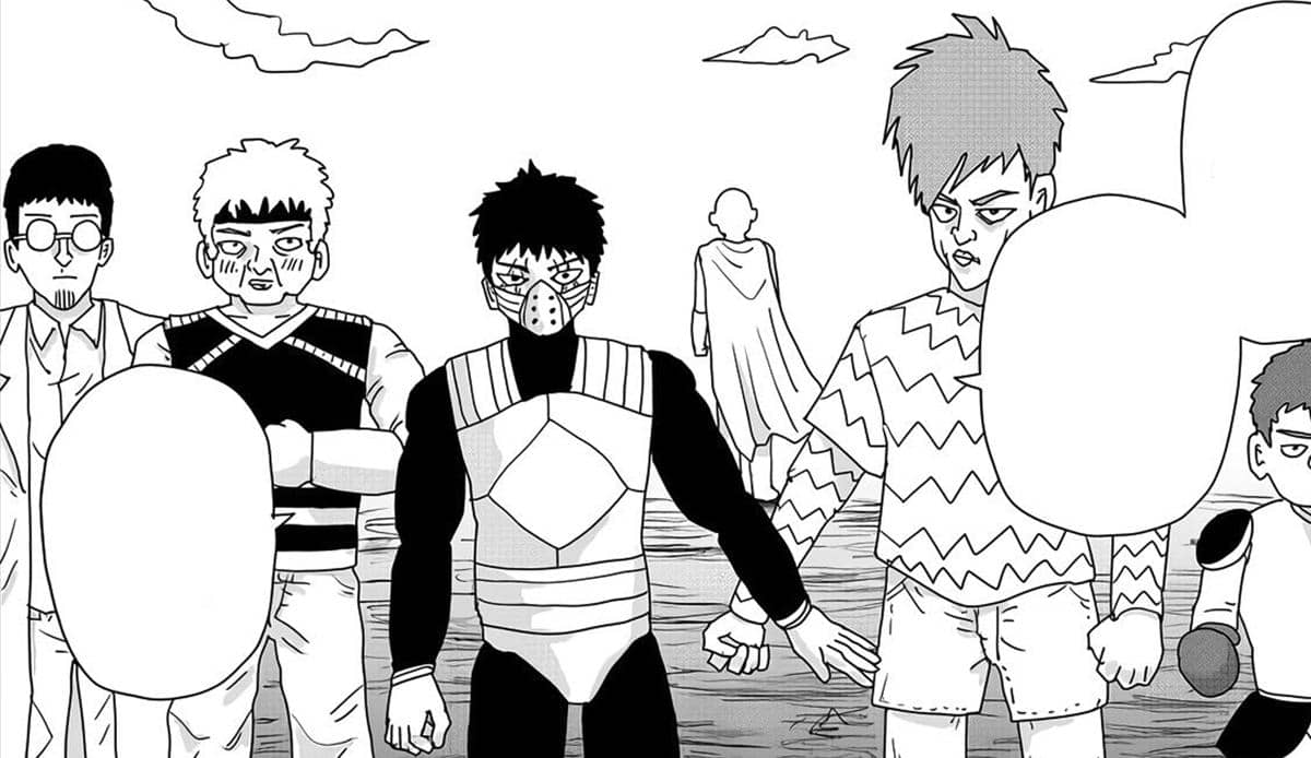 Saitama dilindungi rekan-rekannya - One Punch Man Webcomic