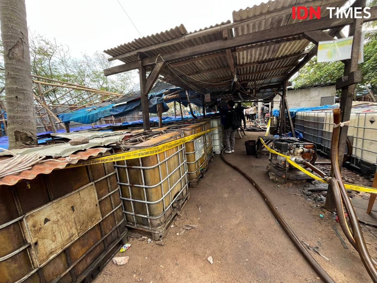 203 Ribu Liter Solar di Tiga Gudang Ilegal Pesawaran Terkuak!