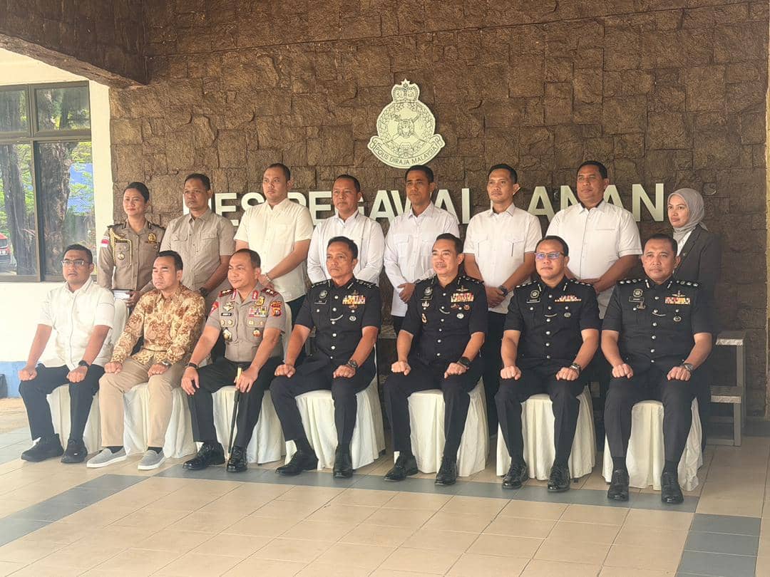 Polda Riau dan Polis Diraja Malaysia Gelar Pertemuan Bahas Narkotika