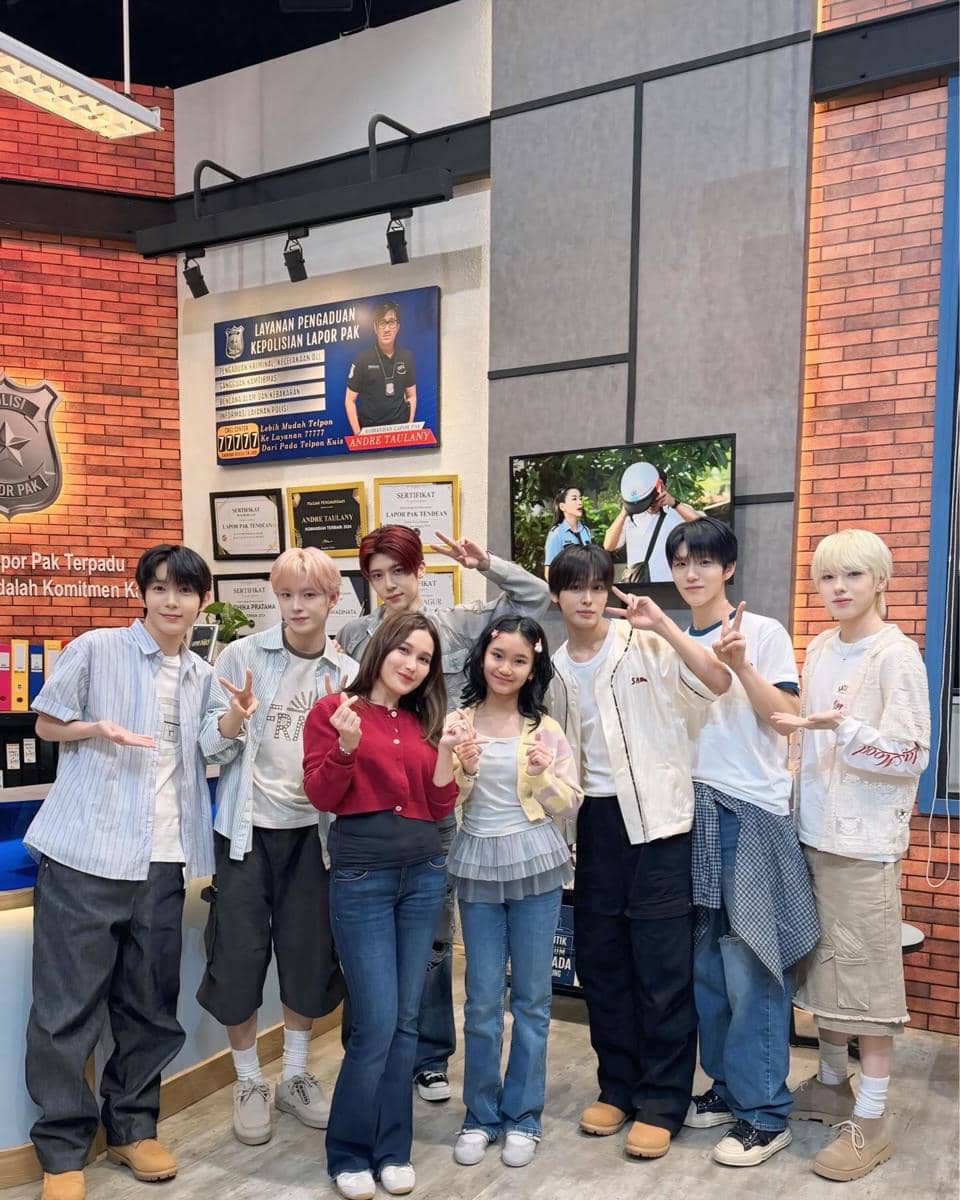 Ayu Ting Ting Syuting Lapor Pak! Bareng NCT WISH