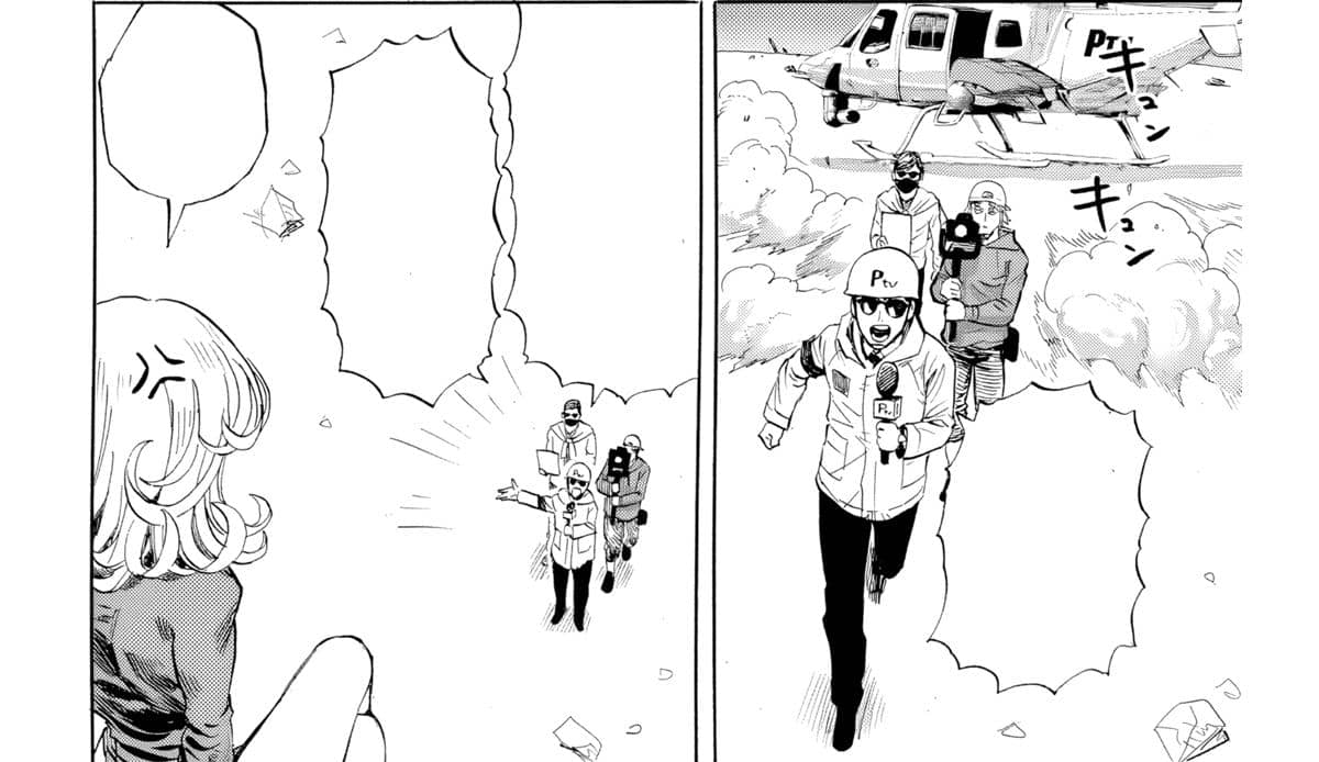 Tatsumaki diprotes reporter - One Punch Man