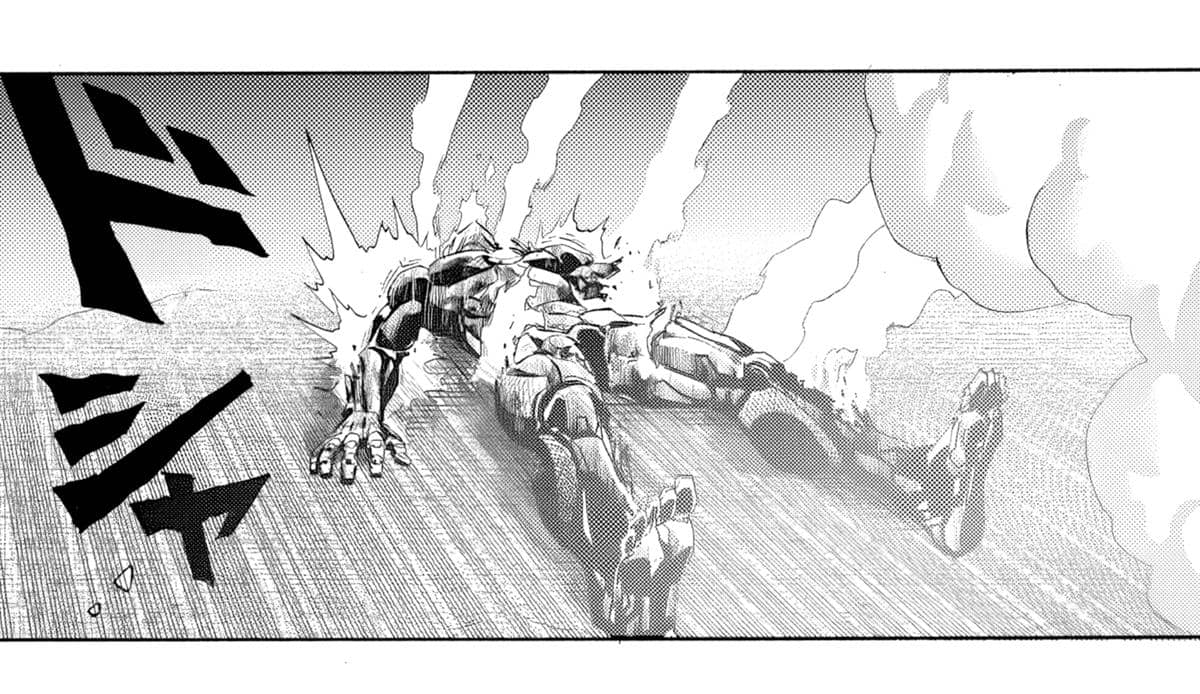 Genos terkapar setelah berhasil menang - One Punch Man