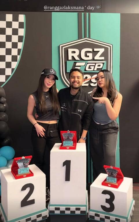 Selebgram Annisa Ica hadir di perayaan ulang tahun ke-29 Ranggaz Laksamana