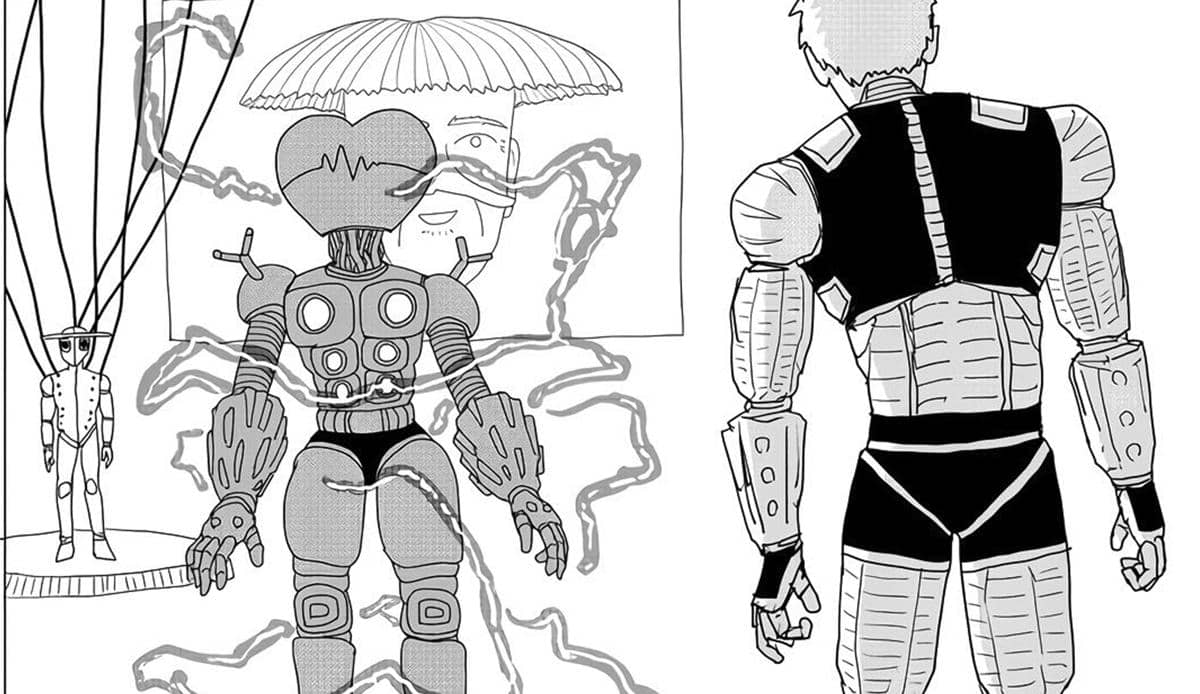 Genos melawan Heartgear - One Punch Man Webcomic