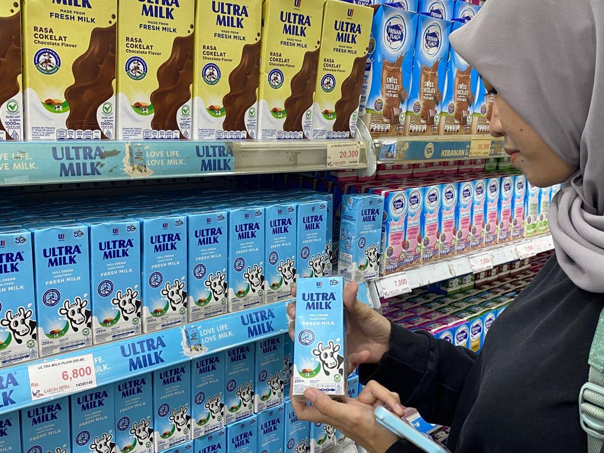 Diserap Program MBG, Susu UHT Full Cream di Pontianak Mulai Langka
