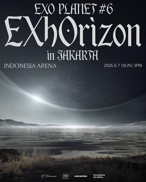 poster konser EXO PLANET #6 - EXhOrizon in Jakarta