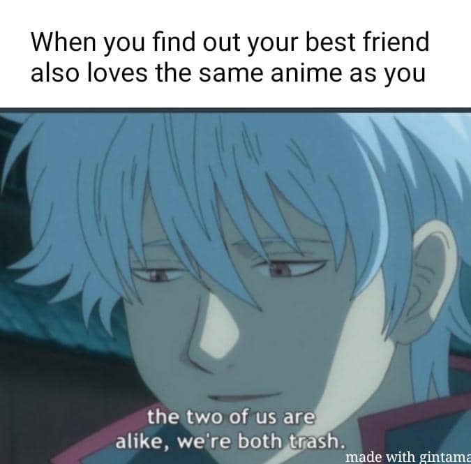 meme anime tentang sahabat