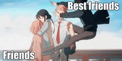 meme anime tentang sahabat