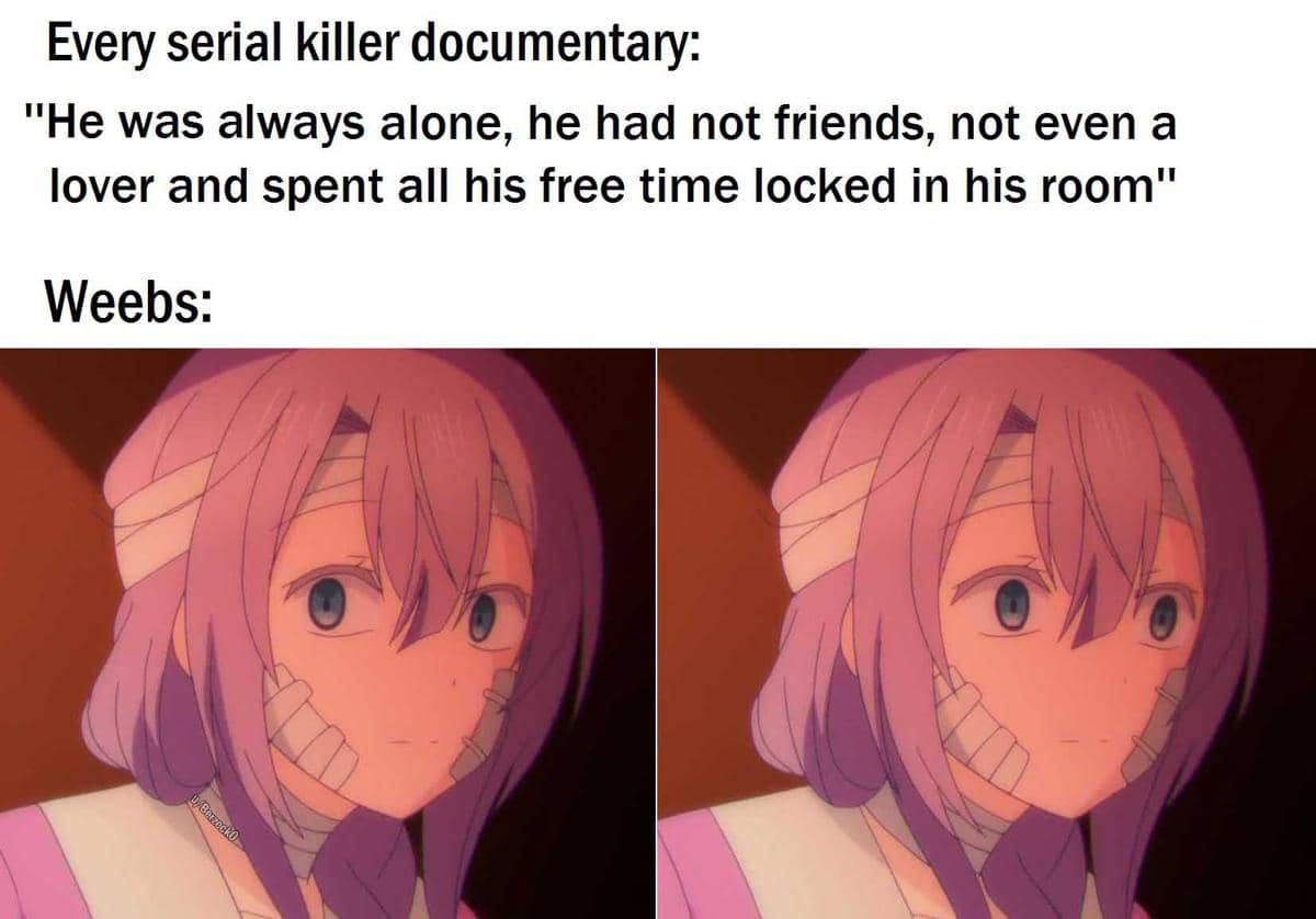 meme anime tentang pembunuh berantai