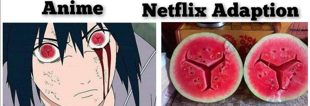 meme anime tentang semangka