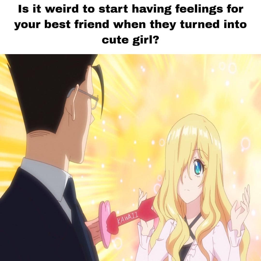 meme anime tentang sahabat