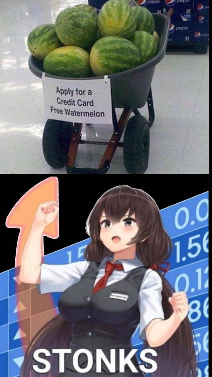 meme anime tentang semangka