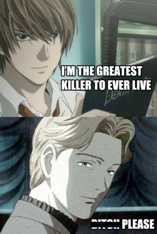 meme anime tentang pembunuh berantai