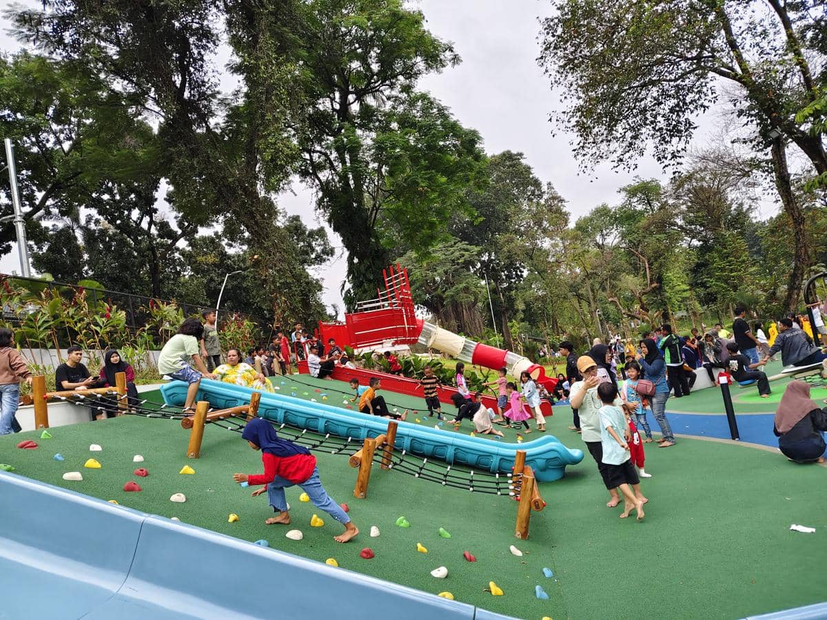 area taman bermain anak di Taman Bendera Pusaka 
