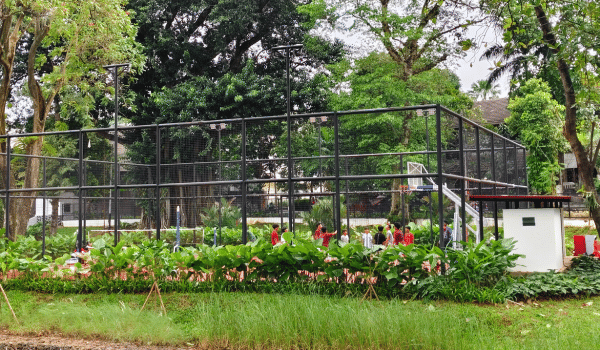 lapangan basket di Taman Bendera Pusaka