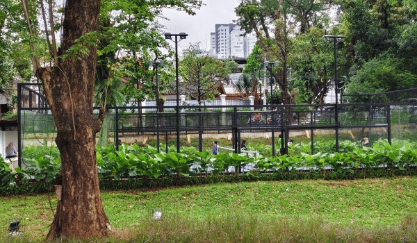 lapangan padel di Taman Bendera Pusaka 