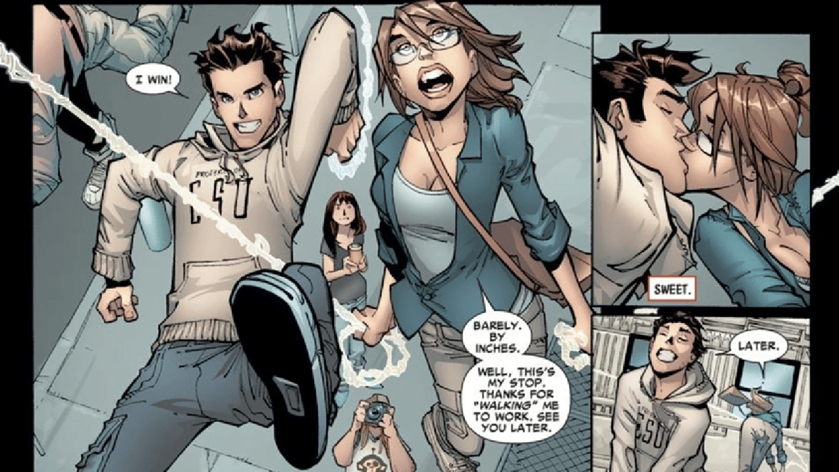 Peter mengantar Carlie Cooper bekerja