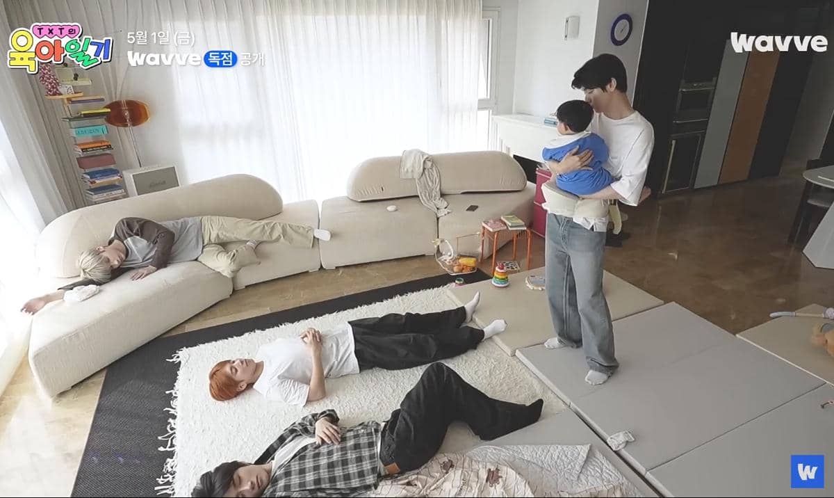 cuplikan teaser variety show TXT Parenting Diary