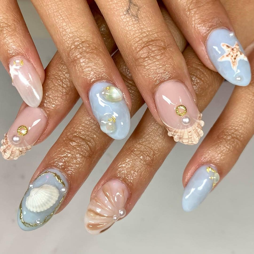 Inspirasi Coachella nails