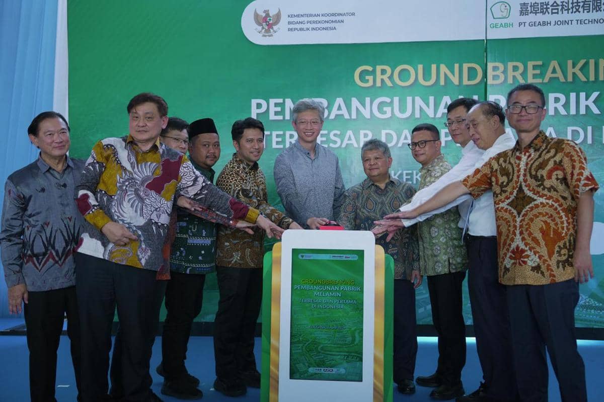 Groundbreaking pabrik melamin di KEK Gresik 