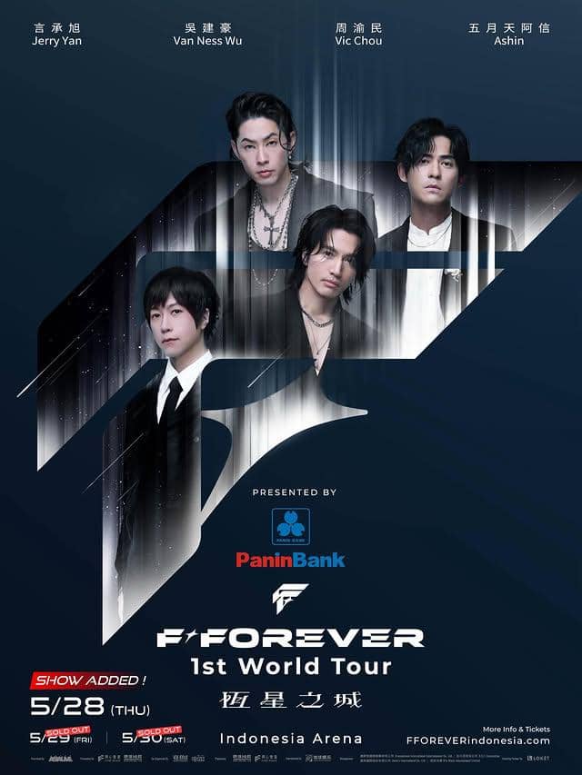 konser F4 bertajuk “F✦FOREVER 1st World Tour”