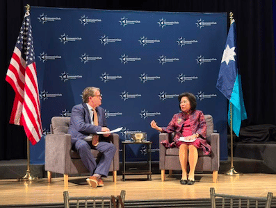 Mari Elka Pangestu Raih Penghargaan Champion of Free Trade Award