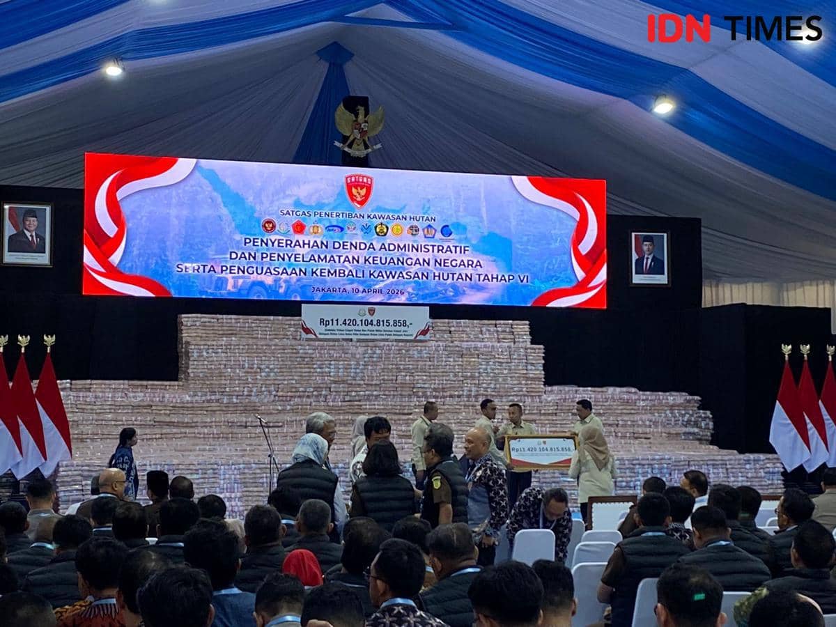 Penampakan Uang Rp11,4 T yang Akan Diserahkan Satgas PKH ke Negara