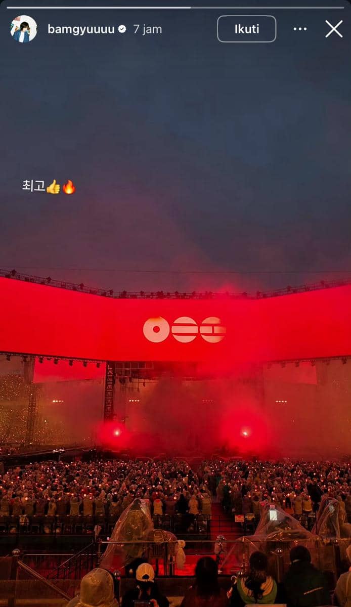 potret artis Korea nonton konser BTS “ARIRANG” di Goyang Stadium hari pertama 