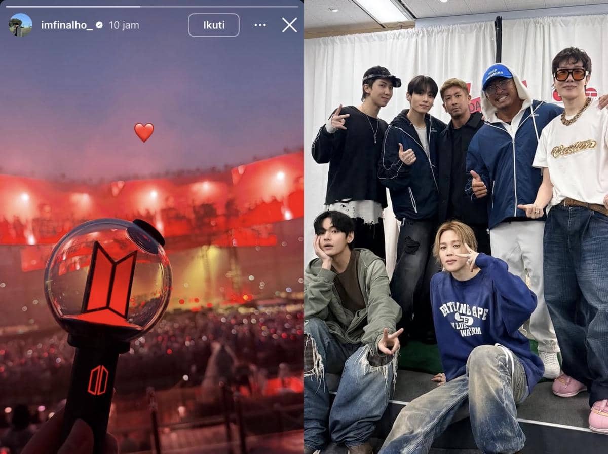 Deretan Artis Korea Nonton Konser BTS ARIRANG Day 1 Seoul, TXT hingga ATEEZ