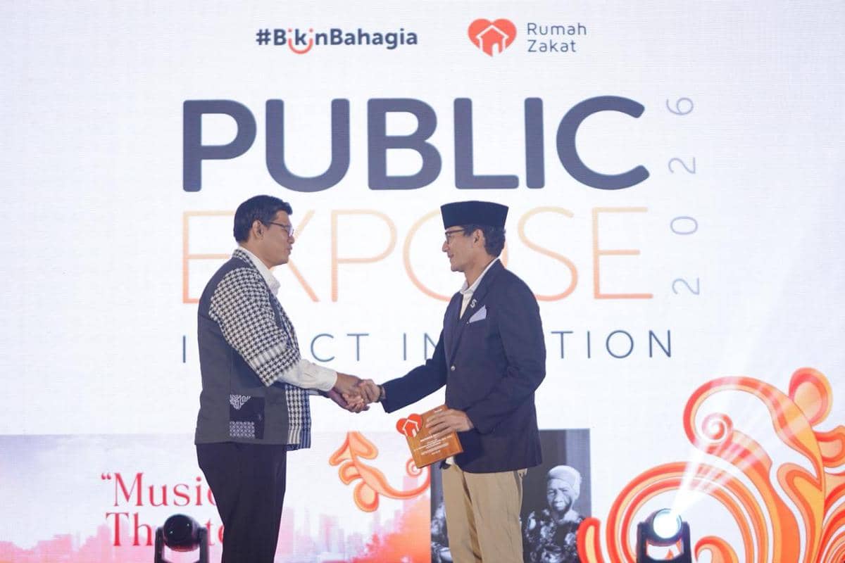 Sandiaga Uno Sabet Penghargaan Muzakki Teladan Berdampak