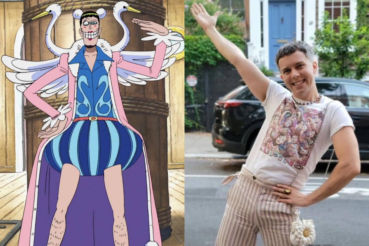 kolase karakter Bon Clay dan aktor pemerannya, Cole Escola