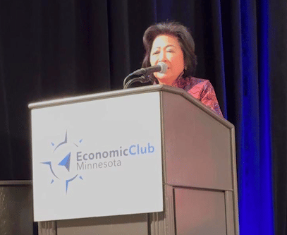 Mari Elka Pangestu Raih Penghargaan Champion of Free Trade Award