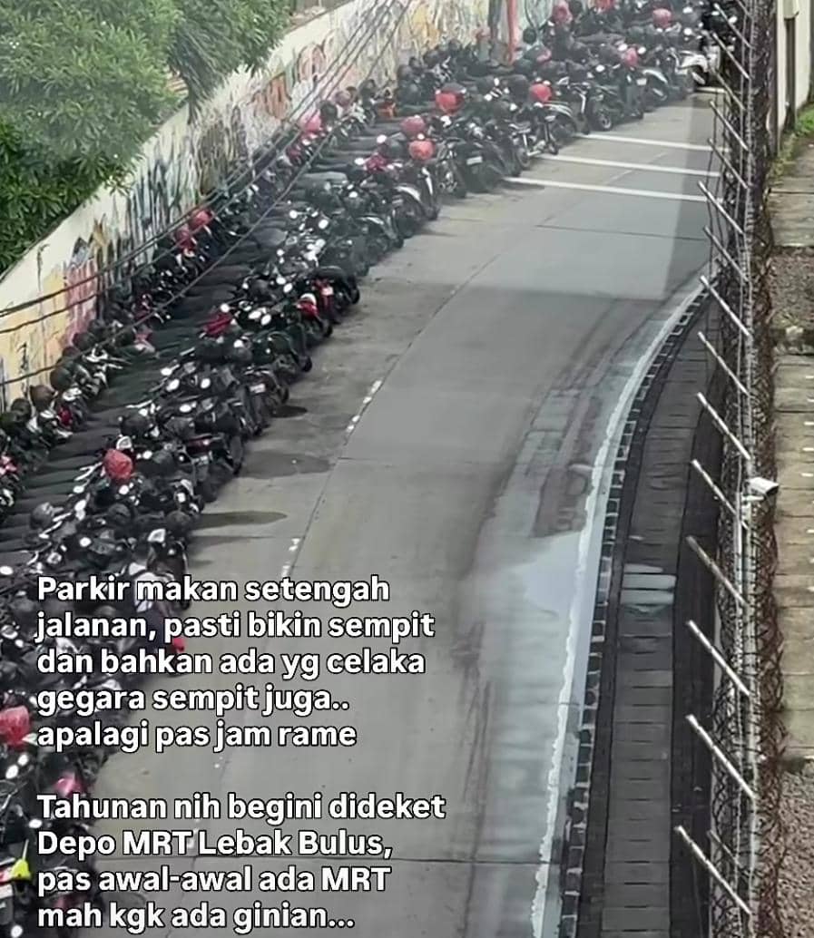 Pramono Akan Rapikan Parkir Liar di Kawasan MRT Lebak Bulus 