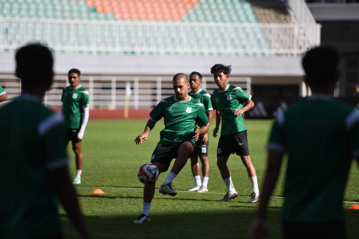 PSMS persiapkan diri hadapi Garudayaksa FC di Stadion Pakansari Bogor (dok.PSMS)