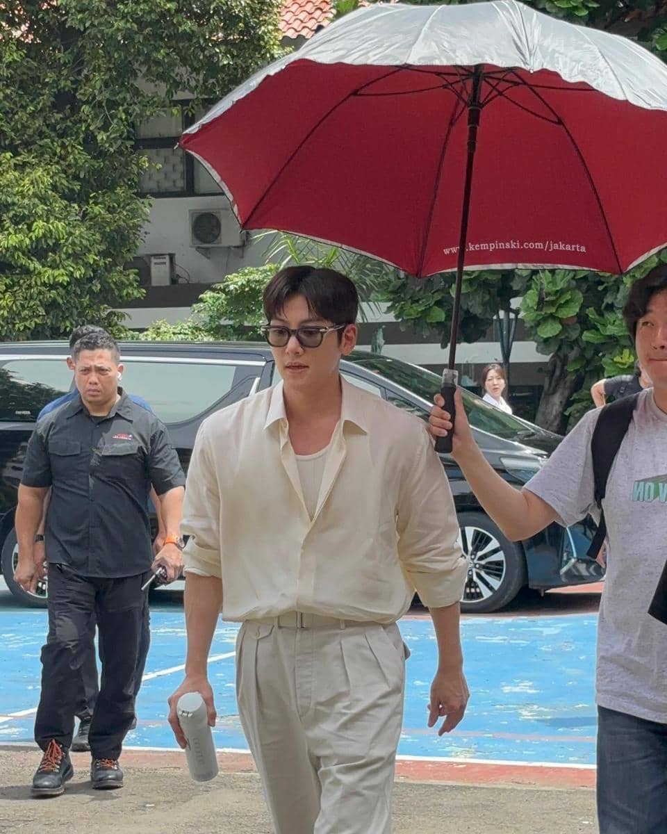 Ji Chang Wook tiba di SMAN 3 Jakarta