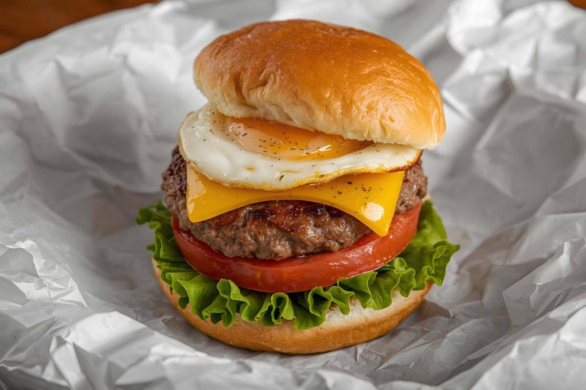 egg burger