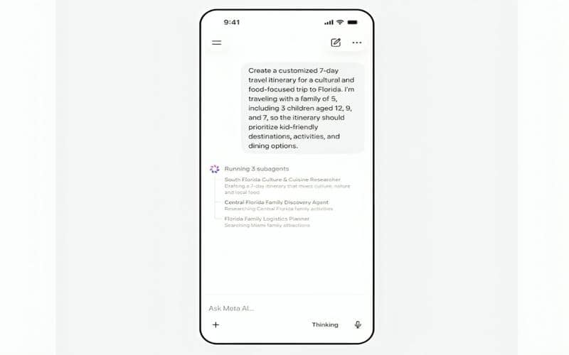kemampuan multi-agen pada Muse Spark