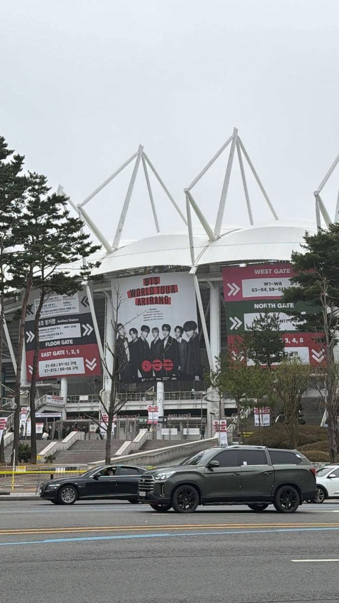 Audi Marisa hadir di soundcheck konser BTS hari ke-2