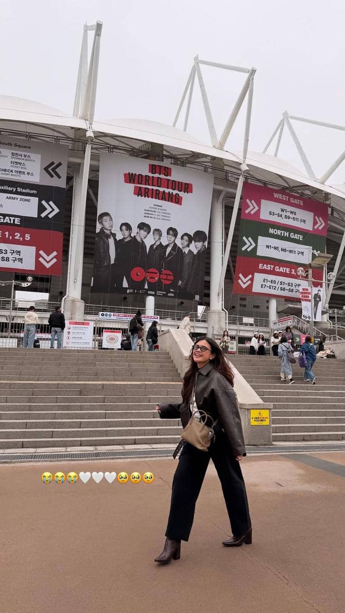 Audi Marisa hadir di soundcheck konser BTS hari ke-2