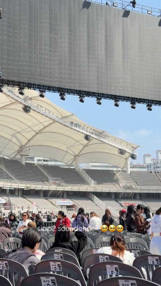 Audi Marisa hadir di soundcheck konser BTS hari ke-2