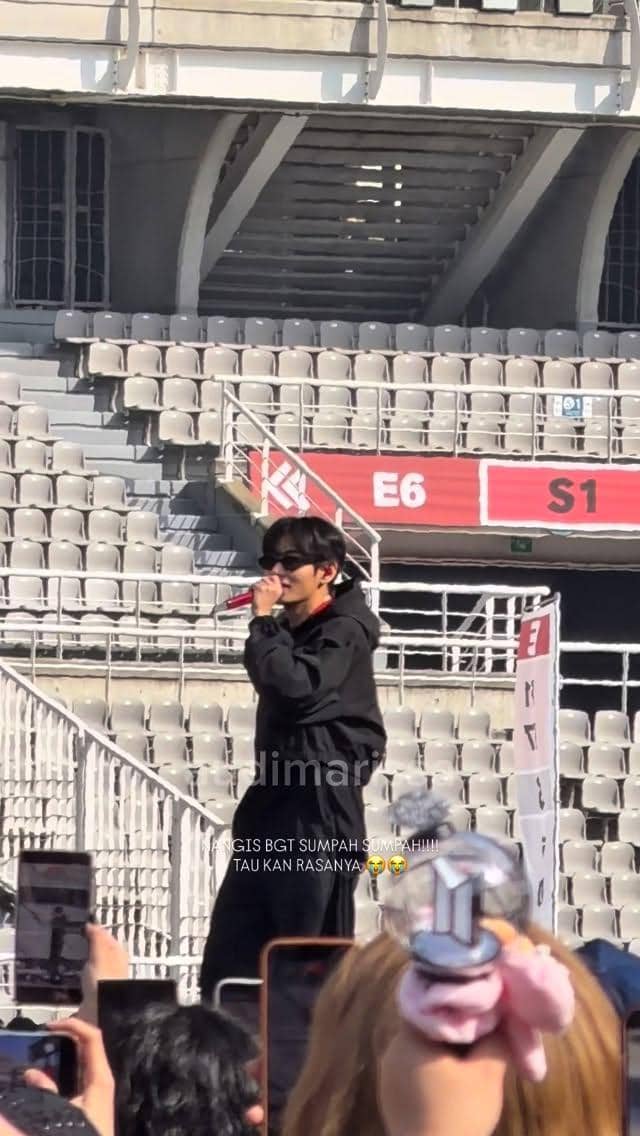 Audi Marisa hadir di soundcheck konser BTS hari ke-2