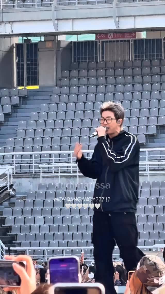 Audi Marisa hadir di soundcheck konser BTS hari ke-2