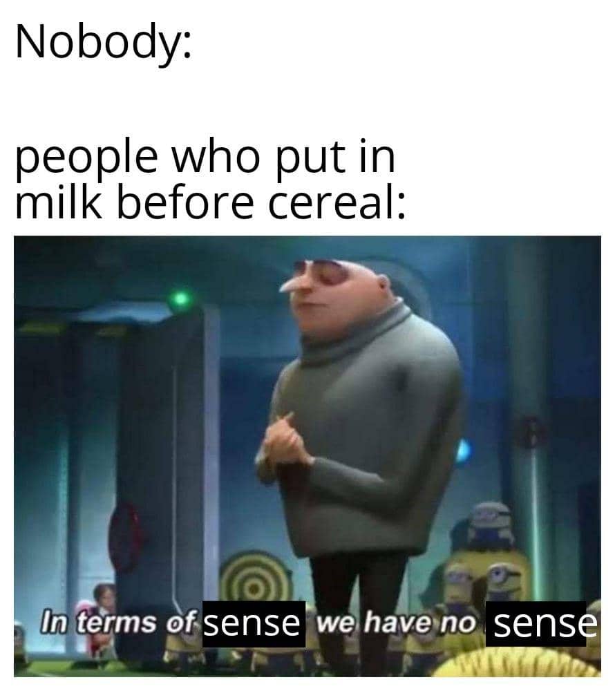 meme kartun tentang sarapan