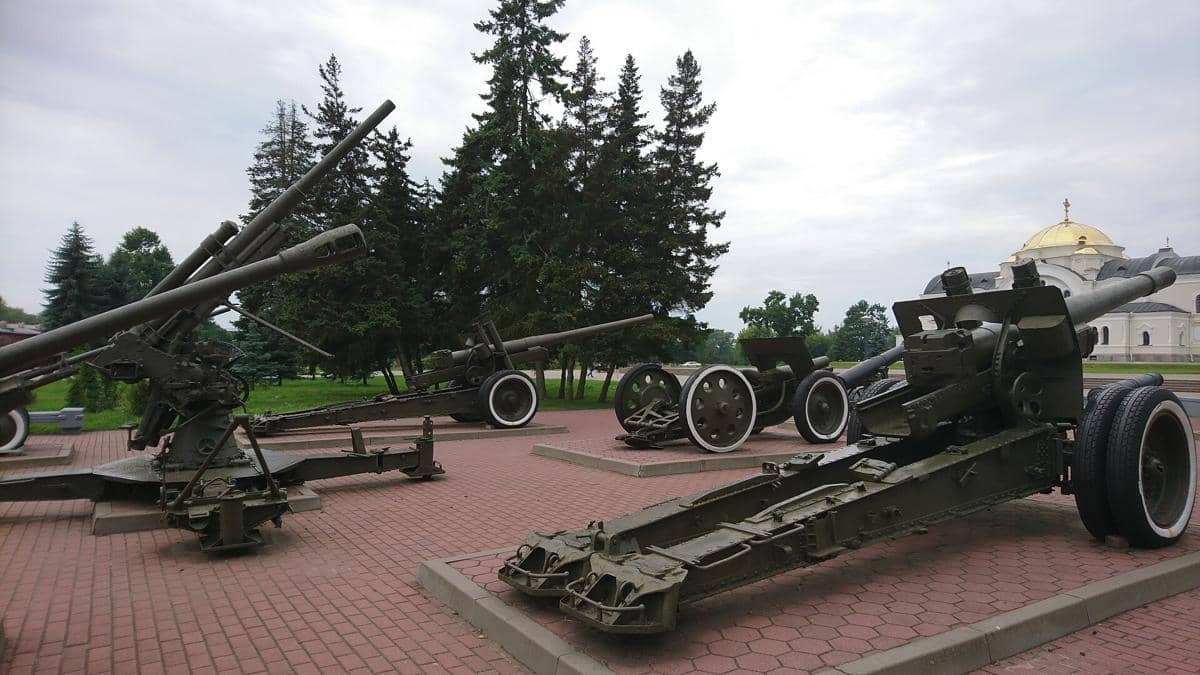 potret artileri di Benteng Brest