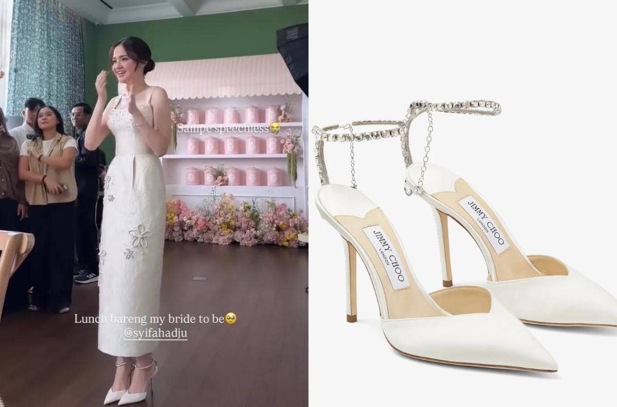 Harga Sepatu Syifa Hadju di Acara Bridal Luncheon, Mewah!