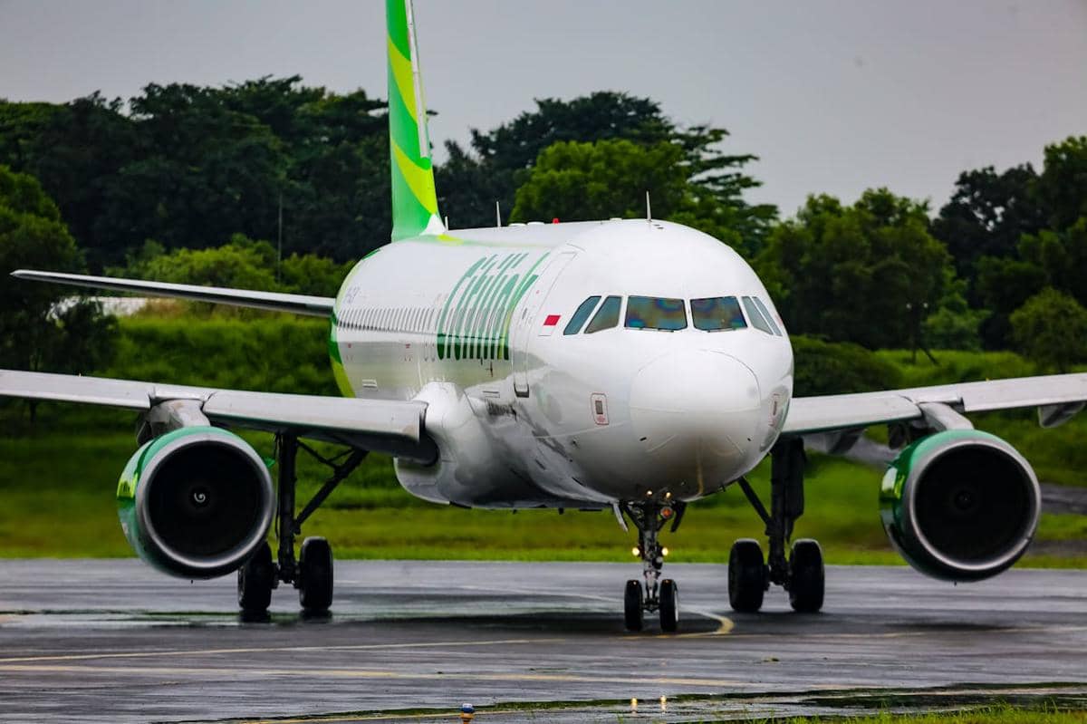 ilustrasi pesawat terbang Citilink