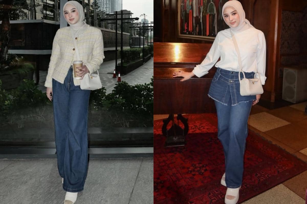 7 Ide Outfit ke Kafe ala Dinan Fajrina, Modis dan Elegan!