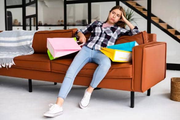 ilustrasi pulang belanja