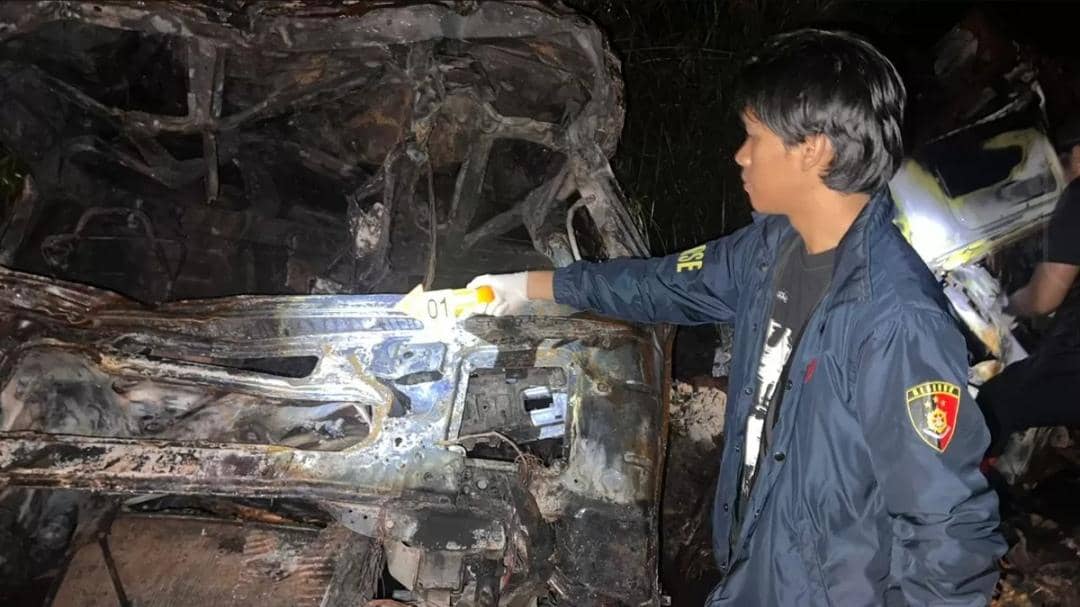 Tabrakan Maut 2 Truk di Jalan Hauling Muratara, 1 Sopir Tewas