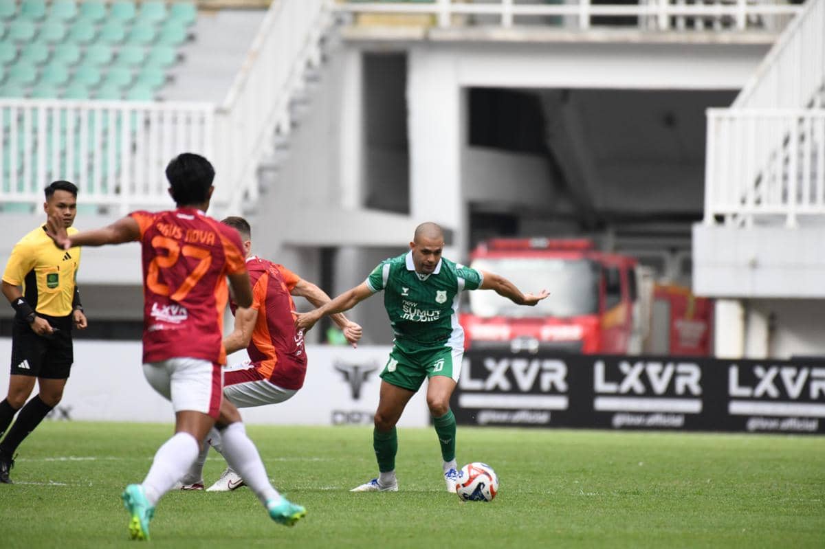 Duel PSMS kontra Garudayaksa FC di Stadion Pakansari Bogor (dok.PSMS)